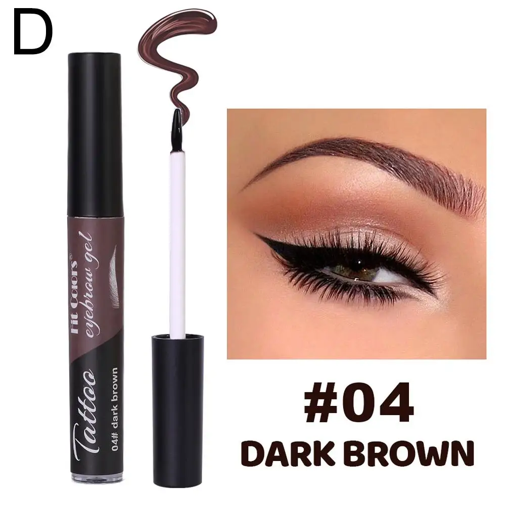 4-color Tear Eyebrow Dye Multi-functional waterproof not gel stereoscopic to fade Eyeliner non-smironing easy eyebrow I2I0