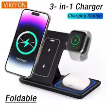 Foldable Wireless Charger Station