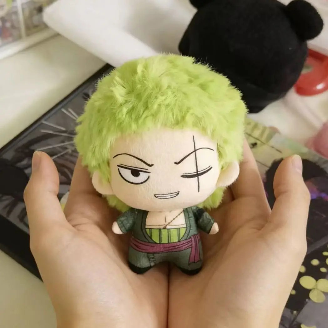 

10cm One Piece Animation Peripheral Roronoa Zoro Perona Cute Printed Cotton Doll Plush Doll, Gift for Friends