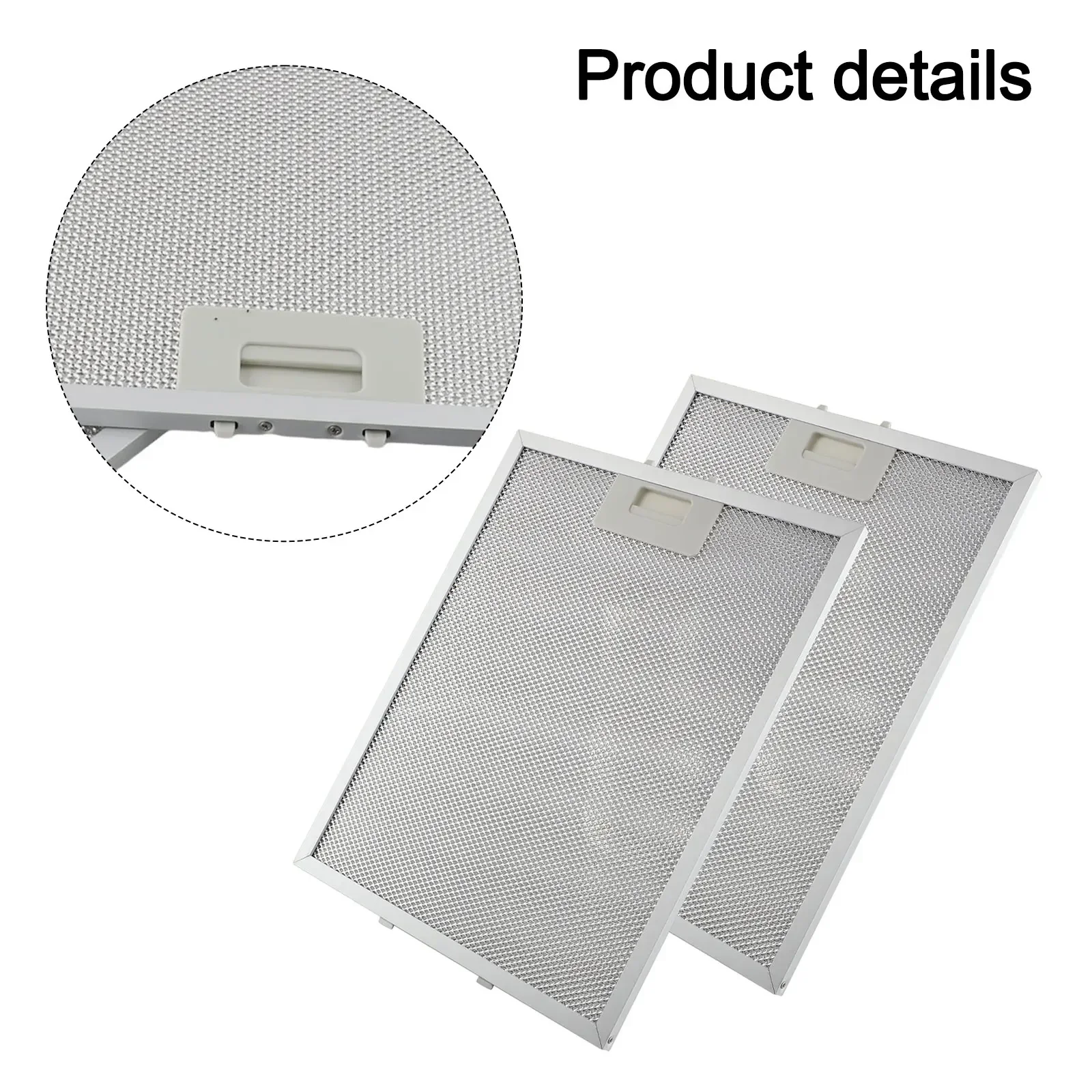 Air Quality Improvement Aluminum Cooker Hood Filters Ventilation Hood Replacement Extractor Vent Filter 280x350x9mm