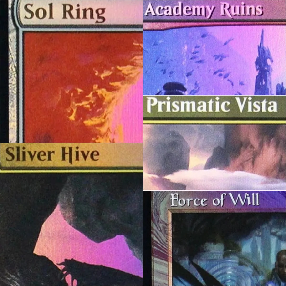 Cartes Proxy TCG « Exotic Orchard/Expedition Map/Sol Ring » – Cartes de Collection de Haute Qualité pour Jeux de Société et Cartes à Collectionner
