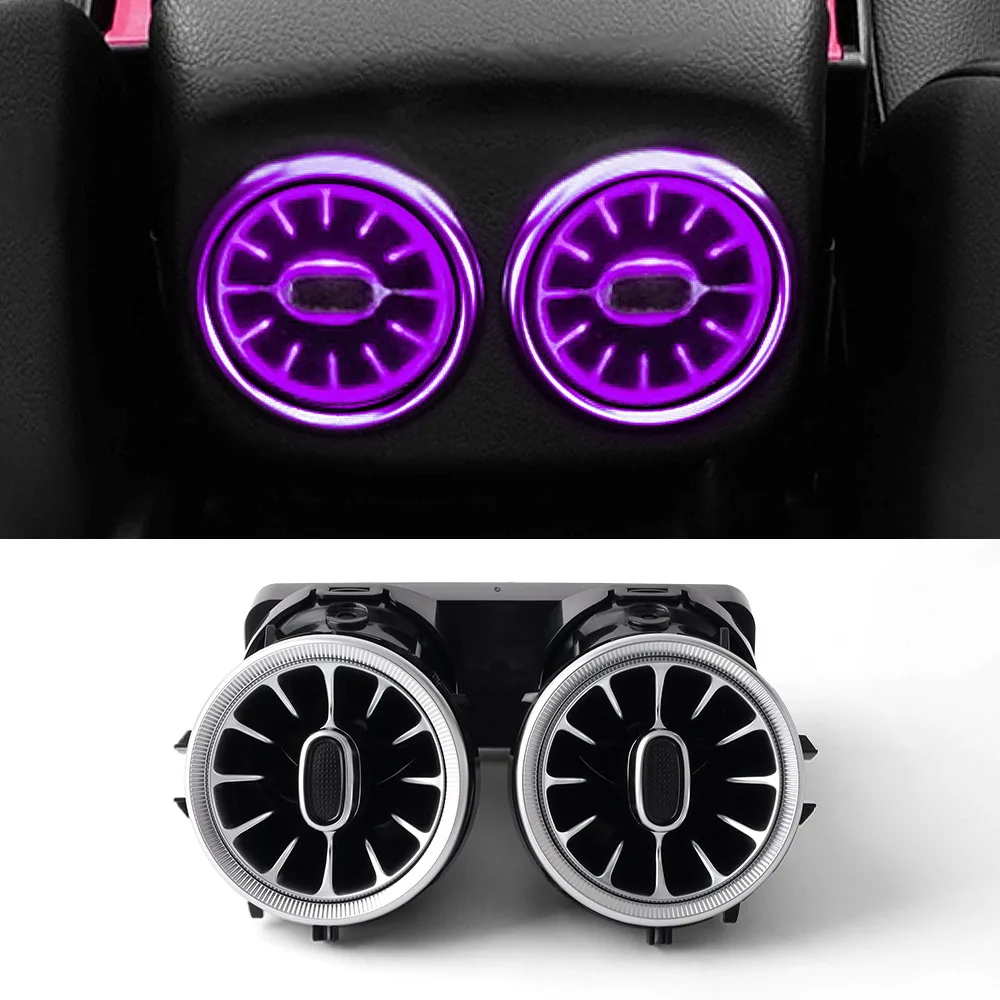 64 Kleuren Omgevingsverlichting App Bediening Voor Mercedes Nenz A-Klasse/ClA W177 W118 C118 2019 2020 2021-25 Led Auto Ventilatieopeningen Turbine