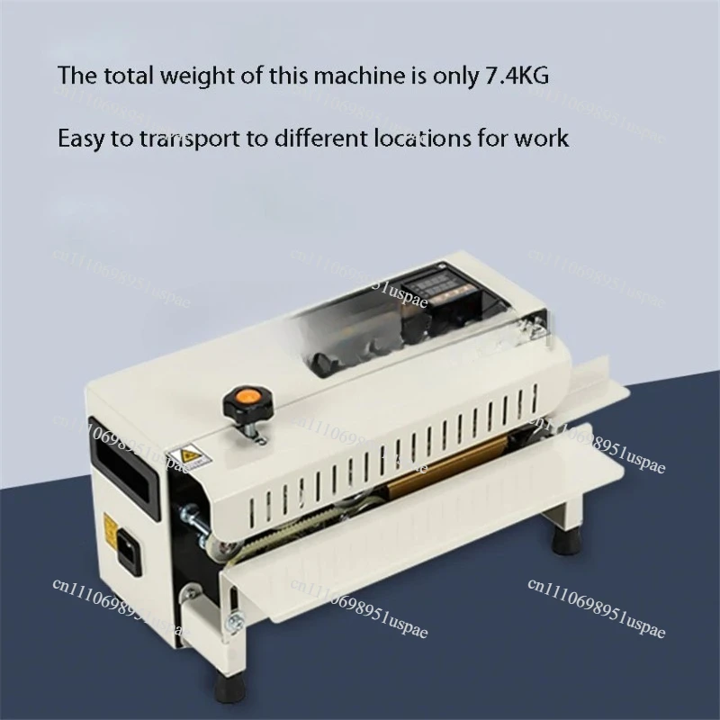 FR-400 Automatic Continuous Sealing Machine Commercial Small Household Aluminum Foil Plastic Bag Heat Sealing Machine