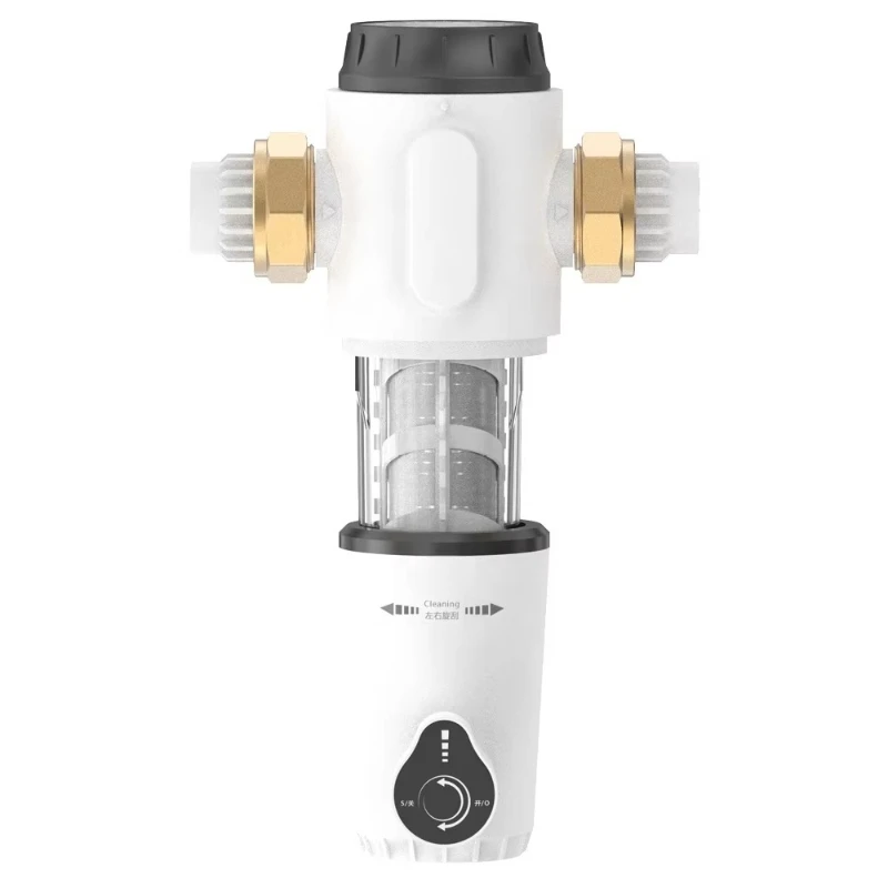 Professional household smart sewage backwash tap water purifier front water filter with time memory household water health