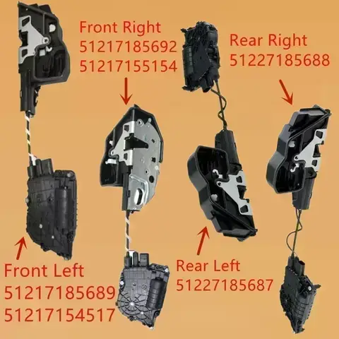 BMW 5 7 시리즈 F18 F11 F10 F02 F01용 도어 잠금 액추에이터 소프트 클로즈 시스템 51217185689 51217185692 51227185687