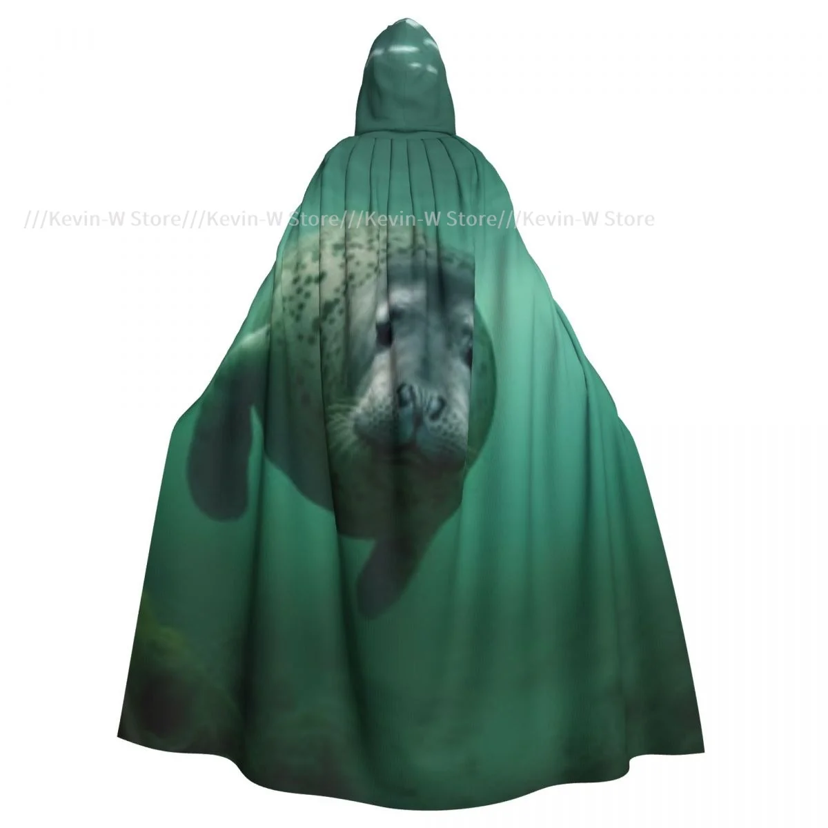 

Unisex Adult Seal In The Ocean Cloak with Hood Long Witch Costume Cosplay