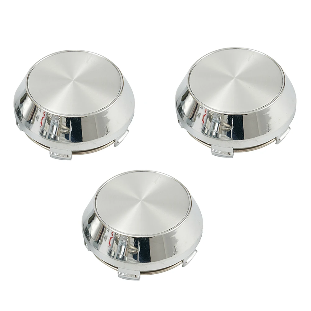 4pcs Car Wheel Center Cap For Wheel Center Cap Universal Rim Chrome Hub Cap 60mm No Logo Silver Base For Front Or Rear Wheels Ce