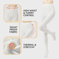 A pair of women's fleece and thick leggings