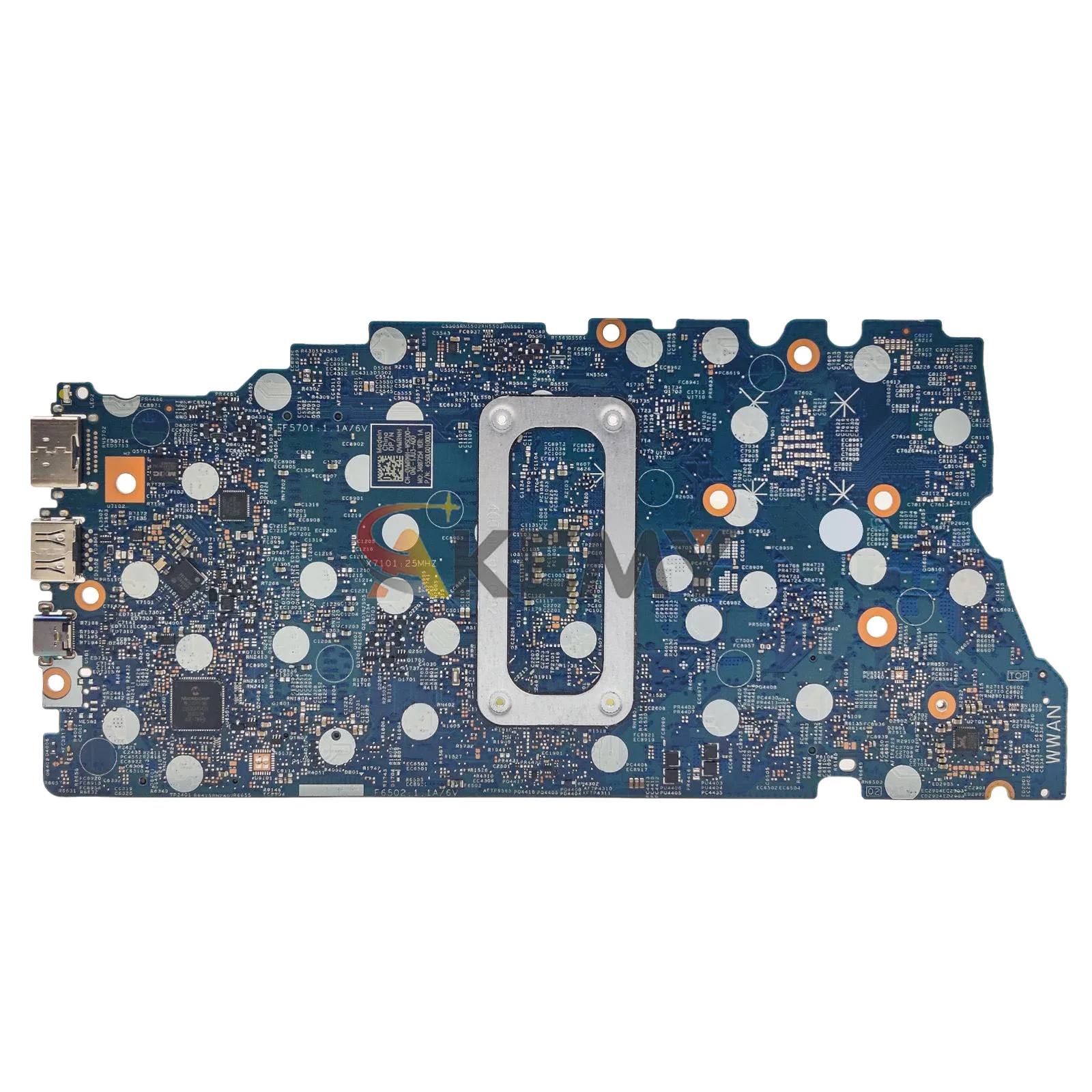 19860-1 Motherboard untuk Dell Inspiron 14 7506 7306 5406 7706 Laptop 2-In-1 dengan CPU I5 I7 CN-0FW6F0 0VMRNH Diuji OK