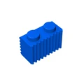 100 piezas azules