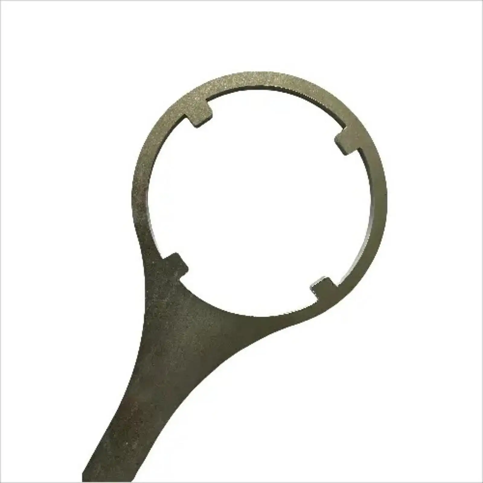Ergonomic Water Filter Wrench for Large Metal Housing Heavy Duty Rubber Grip Comfortable Hand Tool Red Silver