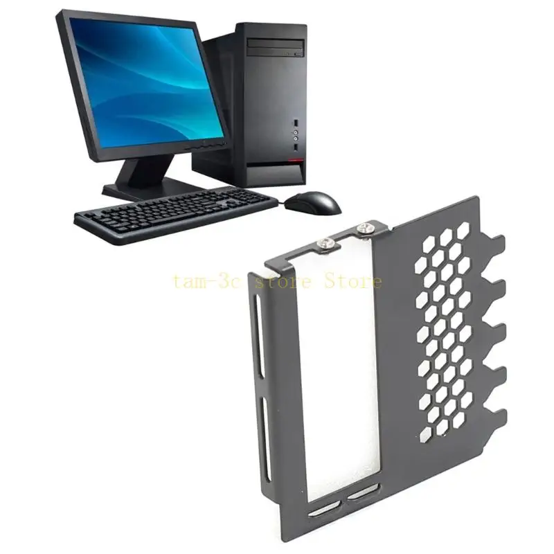 SXJ-I GPU Conversion Mount GPU Holder Metal Durable GPU Steering Vertical Metal Bracket Graphics Card Angle in PC Case 2/3 Slots