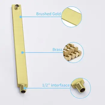 8 最佳銷售 拉絲金淋浴 - №5