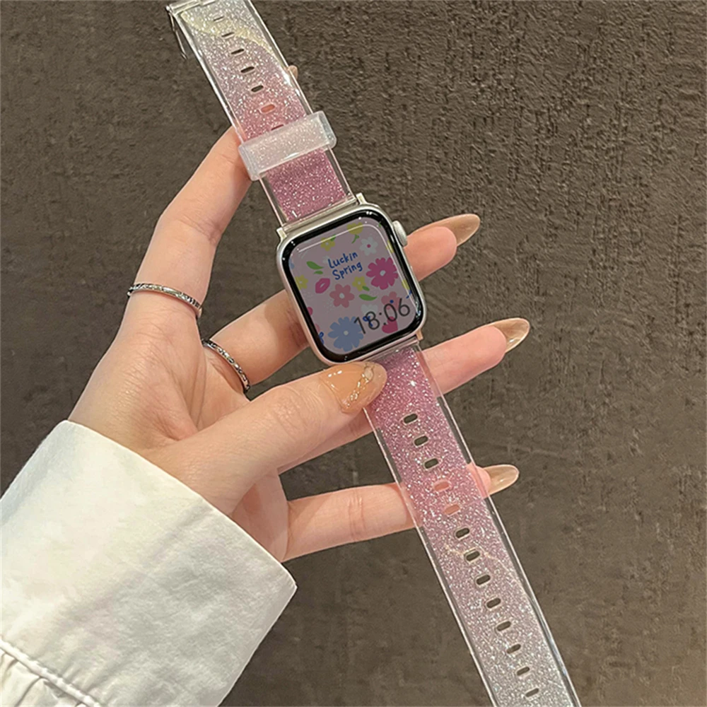 アップルウォッチ用キラキラグラデーションバンド,超韓国女性用 - Luxury Watch Korea のレビューと価格