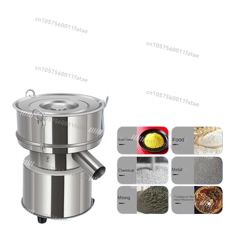 Pó vibratório elétrico da tela de 20cm, abanador vibratório da peneira do laboratório da máquina de peneira com peneira de aço inoxidável do diâmetro