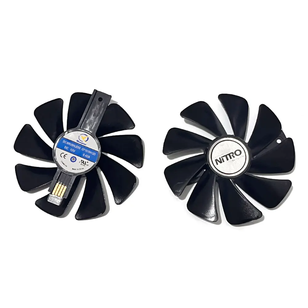 New CF1015H12D 95MM 4PIN 12V 0.45A GPU Card Cooling Fan,For Sapphire Radeon RX 470 480 570 580 NITRO Mining Edition video card