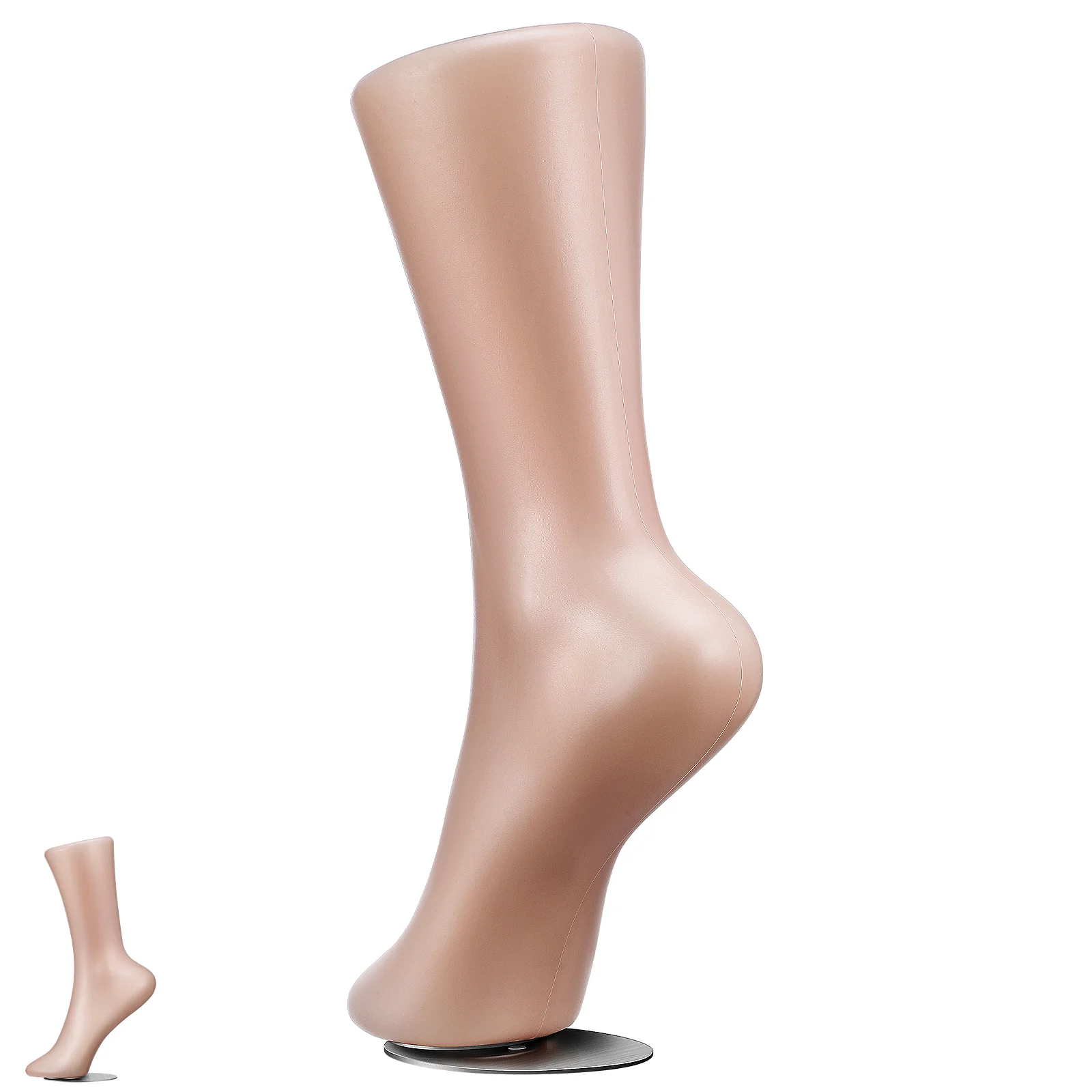 

Realistic Female Foot Sock Display Magnetic Base Durable Fake Foot Anklet Jewelry Holder Sock Display Fake Leg