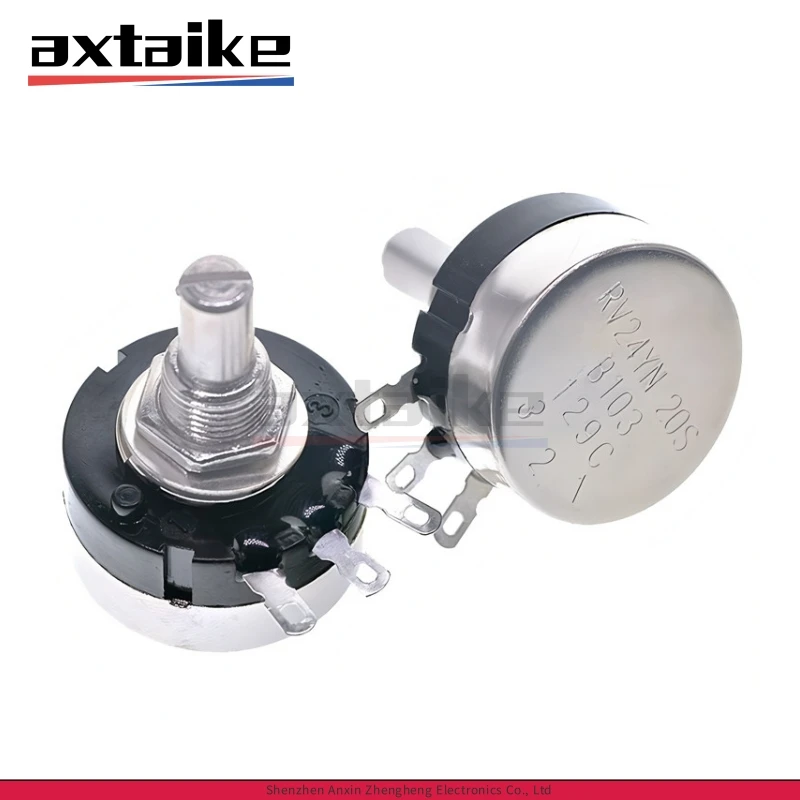 2W 100 Ohm - 1M RV24YN20S RV24YN Single Turn Rotary Carbon Potentiometer B102 B202 B502 B103 B204 B503 B104 B105 1K 5K 20K 10K