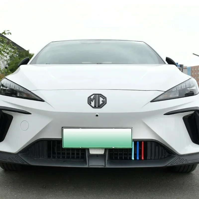 Car Front Grill Decoration Sticker Grille Color Trim for MG MG4 MULAN Exterior Accessories 2022 2023 2024