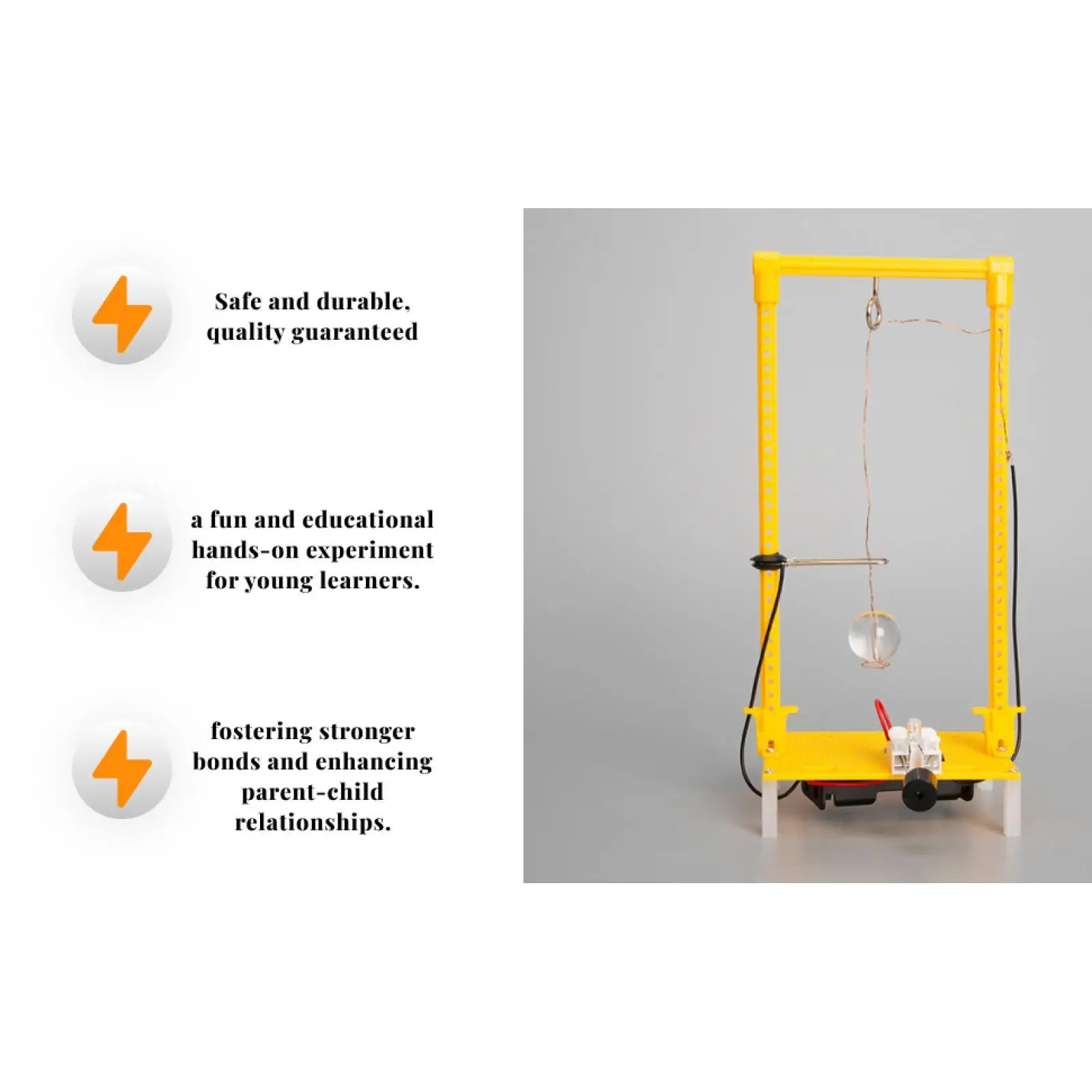 Modèle EQ créatif en bois pour projets scientifiques et activités de bricolage