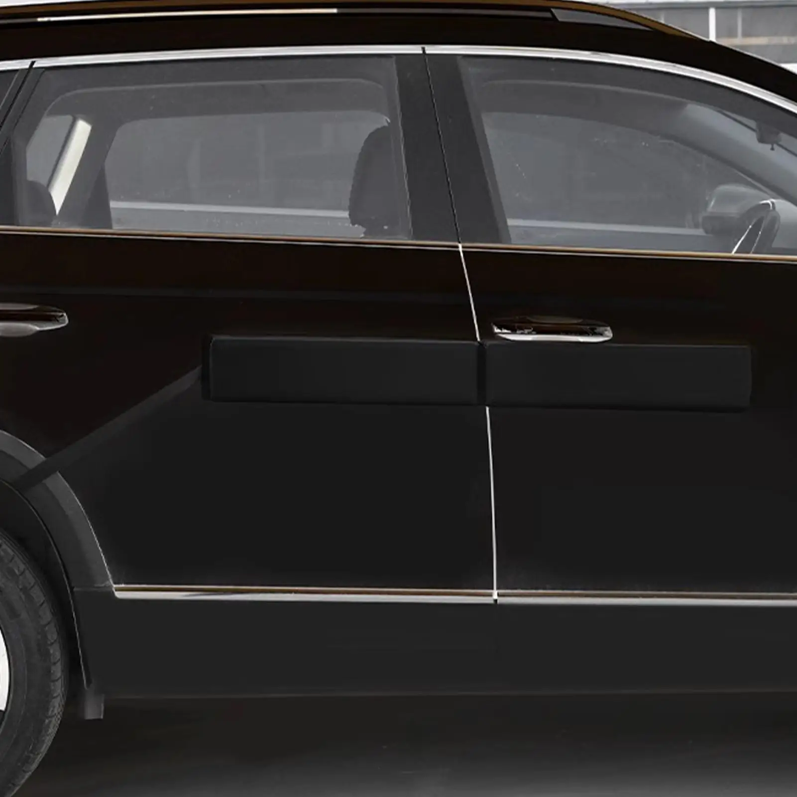 واقي باب السيارة المغناطيسي المضاد للخدش، شريط زخرفي قابل للطي، نمط متصل لحماية مواقف السيارات، واقي حافة جانبي للجسم #2