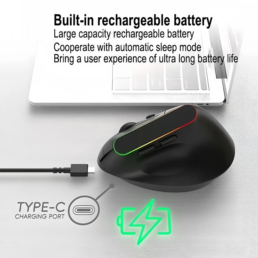 KEBIDUMEI Verticale Muis Bluet - Ergonomic Mouse Vertical recensie en prijs