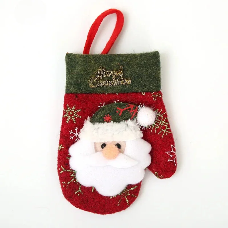 New Christmas Cutlery Holder Knife Fork Spoon Pocket Bags Santa Claus Xmas Tree Tableware Cover New Year Party Dinner Decor image 6