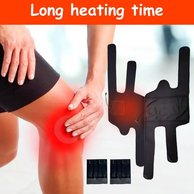 Almohadilla calefactora para rodilla, almohadilla calefactora para envolver las piernas, almohadilla calefactora para rodilla, almohadilla calefactora eléctrica para el hogar