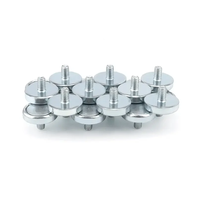 100pcs/lot Magnet Screw Disc Cylindrical M3 1208 Magnetic Column Bracket External Thread Suitable for LED Indoor  Module Display
