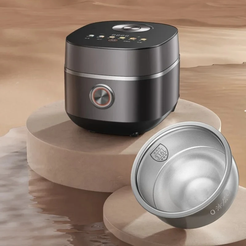 Cooker with IH Electromagnetic Top and Bottom Heating 316L Steel