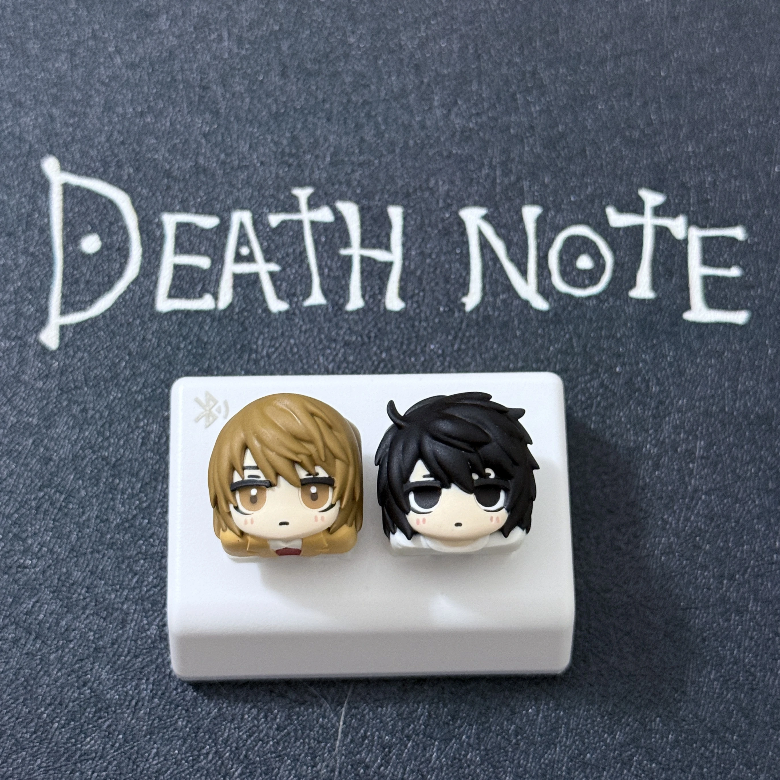 Deathnote yagami light l·lawliet anime tema dos desenhos animados keycaps kawaii teclado mecânico acessório keycaps criatividade presente oem c4
