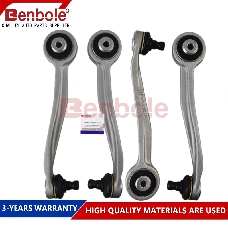 Комплект из 4 верхних передних рычагов подвески 8K0407509A/B, 8K0407510A/B, 8K0407505A/B, 8K0407506A/B для AUDI Q5, A4 B8, A6 C7, A7, A5, RS4, RS5 2008-2016 гг.