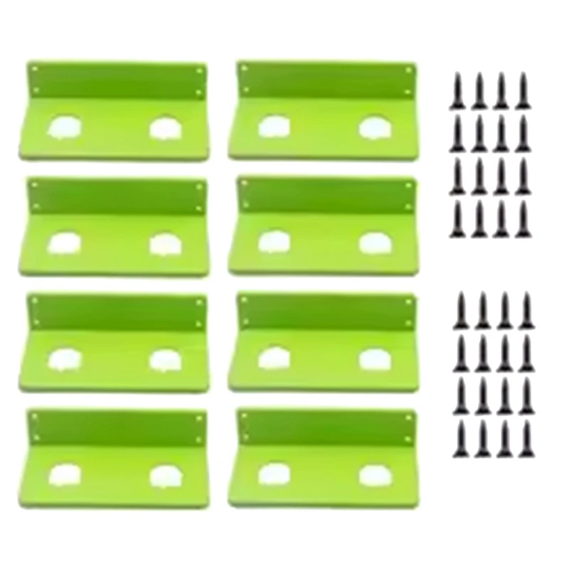 Battery Holder For Ryobi 18V Nicd Lithium Battery Storage Holder Wall Mount Rack For Display Shelf 8 Packs-AT36