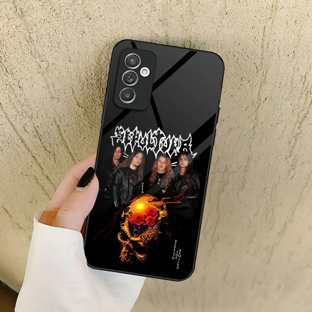 Heavy Metal Band Sepultura Phone Case for Samsung Galaxy S24 S23 S22 S21 S20 A24 A34 A54 A53 Note20 M54 Fe Ultra Plus Glass