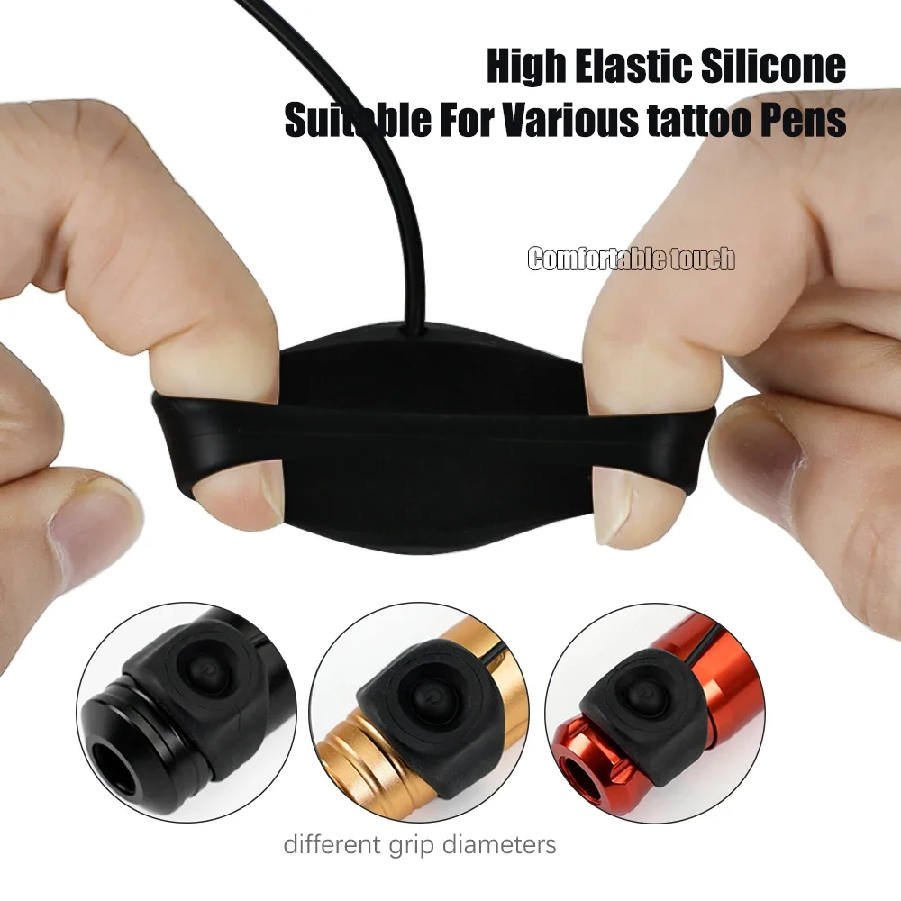 Silicone Wireless Tattoo Battery Ring Switch For Most Tattoo Machine Pen Press To Stop/Start Tattoo Accessories For Beginner