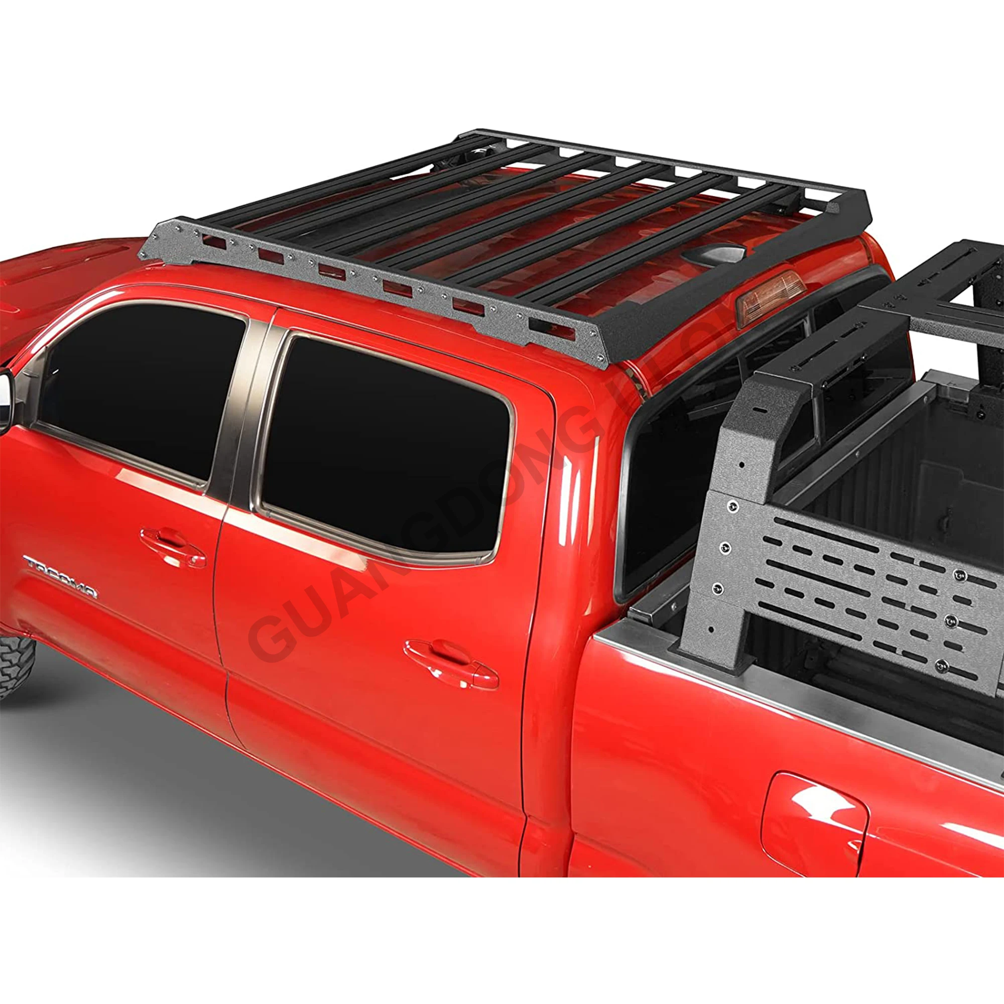 ULON Factory Price Roof Rack Top Luggage Basket Cargo Carriers for 2005-2023 Toyota Tacoma Double Cab Pickup