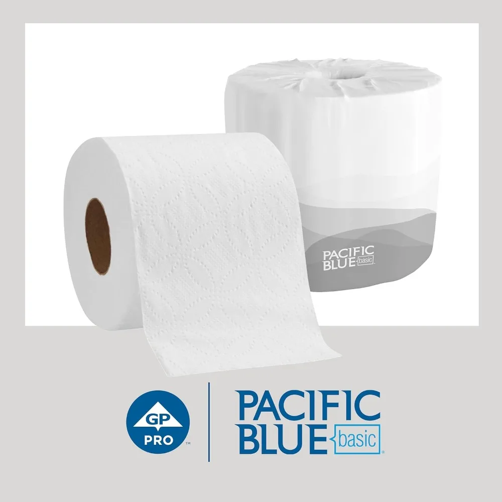 US Local Stock Best Choice Home Upgrade Embossed 2-Ply Toilet Paper 550 Sheets Per Roll 80 Rolls Per Case