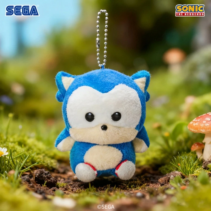 Chaveiro de Pelúcia Mini Sonic The Hedgehog Tails da SEGA, Série Cooro, Animal de Pelúcia Macio, Pingente para Bolsa, Colecionável para Fãs de Anime e Jogos