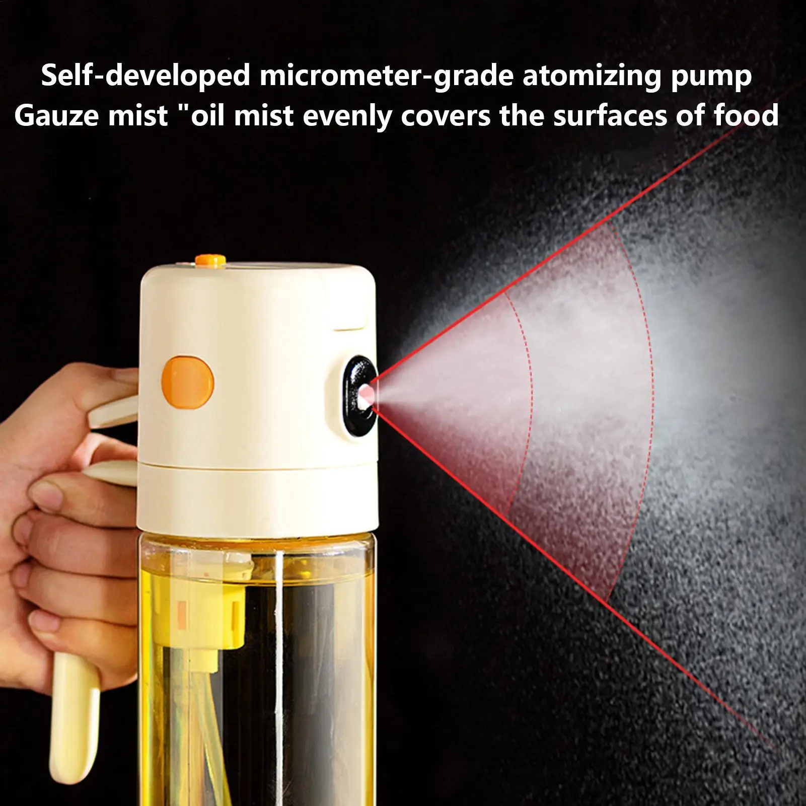 

Oil Sprayer 550ml Refillable Container Pourer Kitchen Oil Sprayer For Vinegar Salad Sauce Baking Kitchen Gadgets Air Fryer