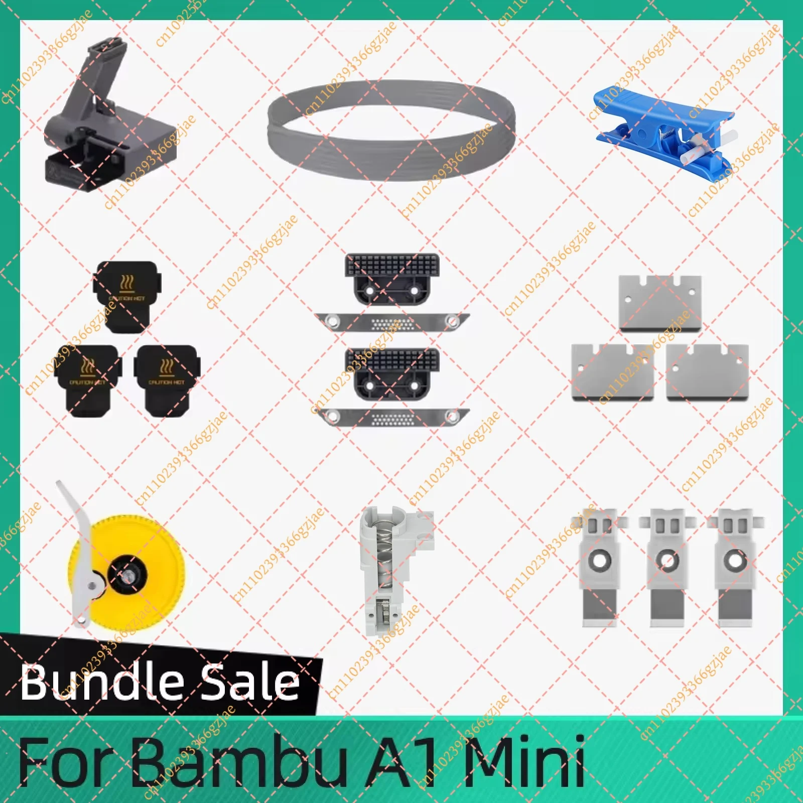 For Bambu A1 Mini Maintenance Kit For Bambu Lab A1 Mini Accessories Replacement Filament Cutter Nozzle Wiper Scraper Ai Mini