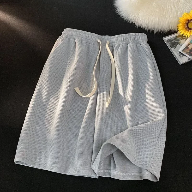 Sports Shorts Summer Men And Women Couple Loose Cotton Sweat Shorts Thin Cropped Pants Loungewear Pajama Shorts