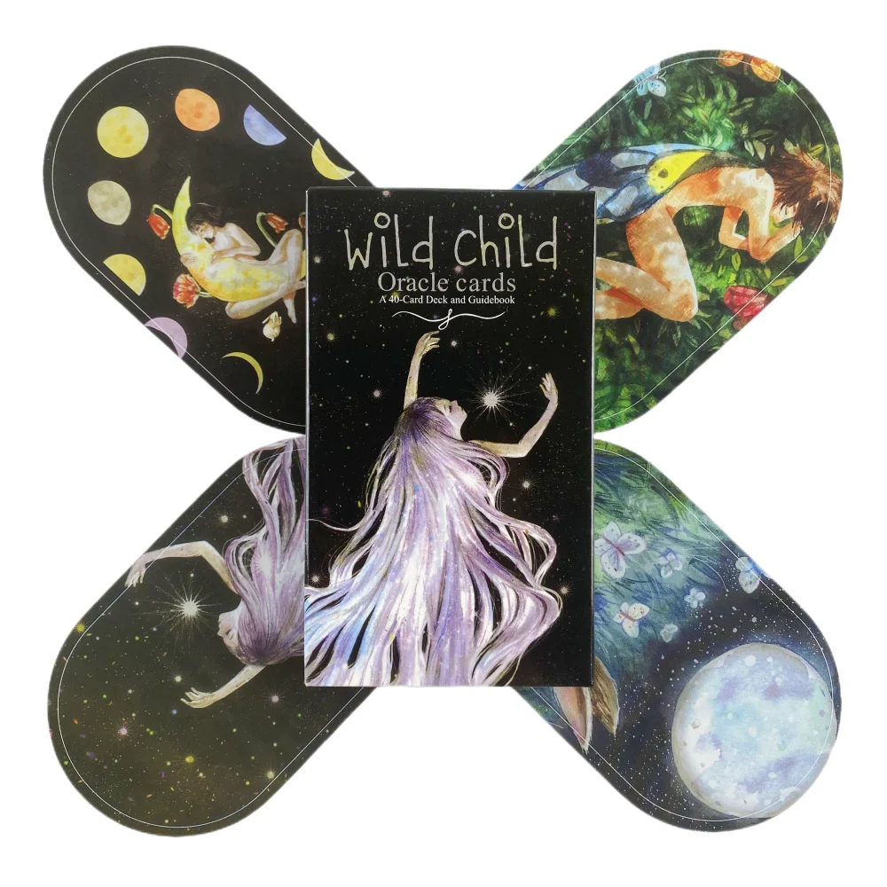 Wild child oracle deck 40 Card Deck Indie oracle deck beautifully illustrated way to knowledge and healing tarot