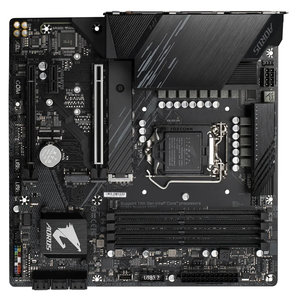 Gigabyte B560M AORUS ELITE Motherboards LGA 1200 DDR4 128GB M-ATX For Intel B560 Desktop Mainboard M.2 SATA III USB3.0