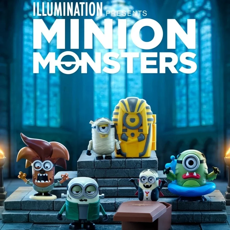

52TOYS Minions Model Monster Series Figures Blind Box Clockwork Movable Children's Toys Anime Peripheral Dolls Birthday Gifts