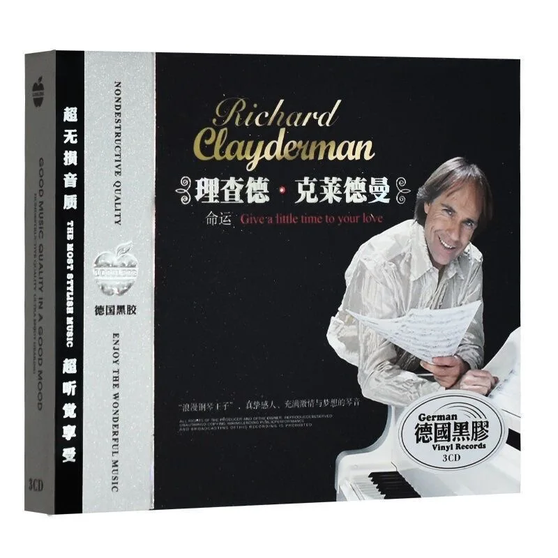 

Романтический комплект CD-дисков с фортепианной музыкой, сборник классических инструментальных мелодий, 3 CD, высококачественный аудио для релаксации и сна