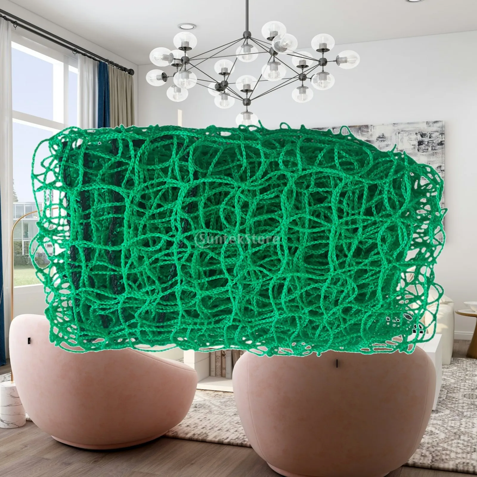 Heavy Duty Golf Practice Net Portable Containment Barrier High Impact Netting for Backyard Indoor Training Tool
