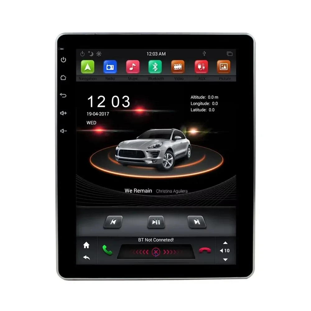 

9,7-дюймовый вертикальный экран Android Car Audio Gps Автомобильный DVD-плеер Радио Mp3/Wi-Fi/carplay/зеркало Link для универсального применения