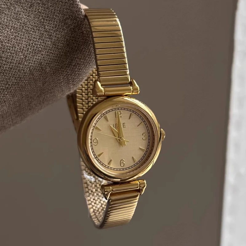 Reloj clásico de tendencia para mujer, elegante, sencillo, Retro, exquisito, resistente al agua, reloj de cuarzo, regalo de cumpleaños para estudiante