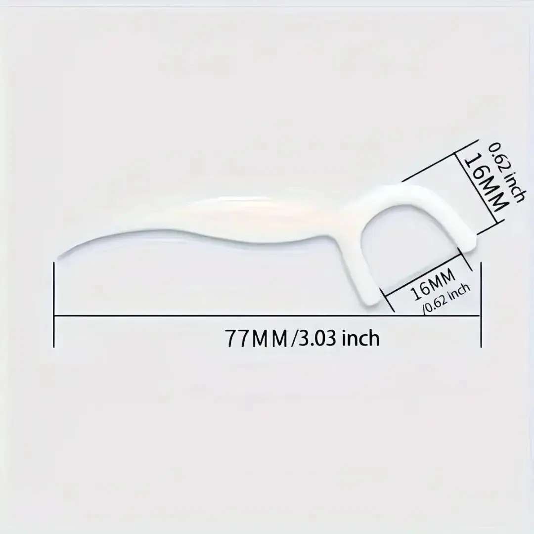 50 шт./кор. зубные нити с ультратонкой плоской нитью, легко удаляют мусор и татар, очищает зубную налет, не набухает и боль