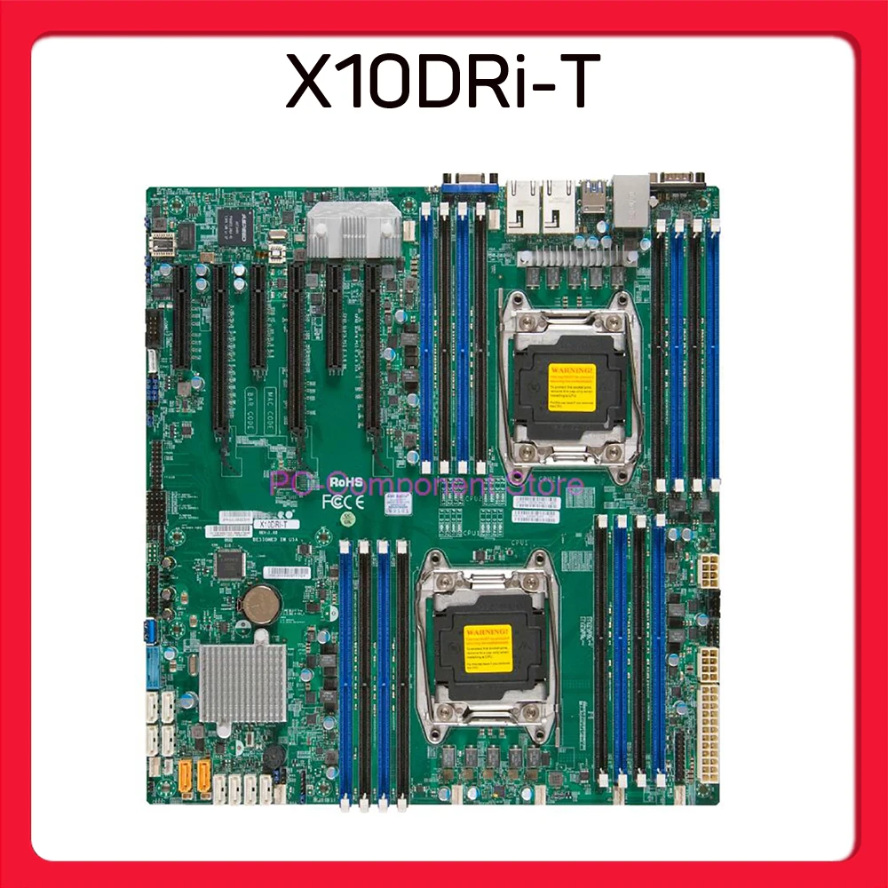 X10DRi-T para placa-mãe de servidor Supermicro E5-2600 v4/v3 família Intel ®   X540 Porta Dupla 10GBase-T LGA2011 DDR4